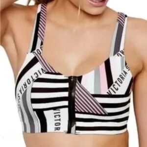 New! Victoria's Secret Zip Up Sports Bra